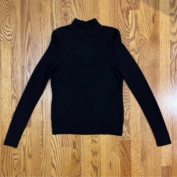 Tribal ~ Keyhole Front Mock Neck Sweater - Picture 4 of 11